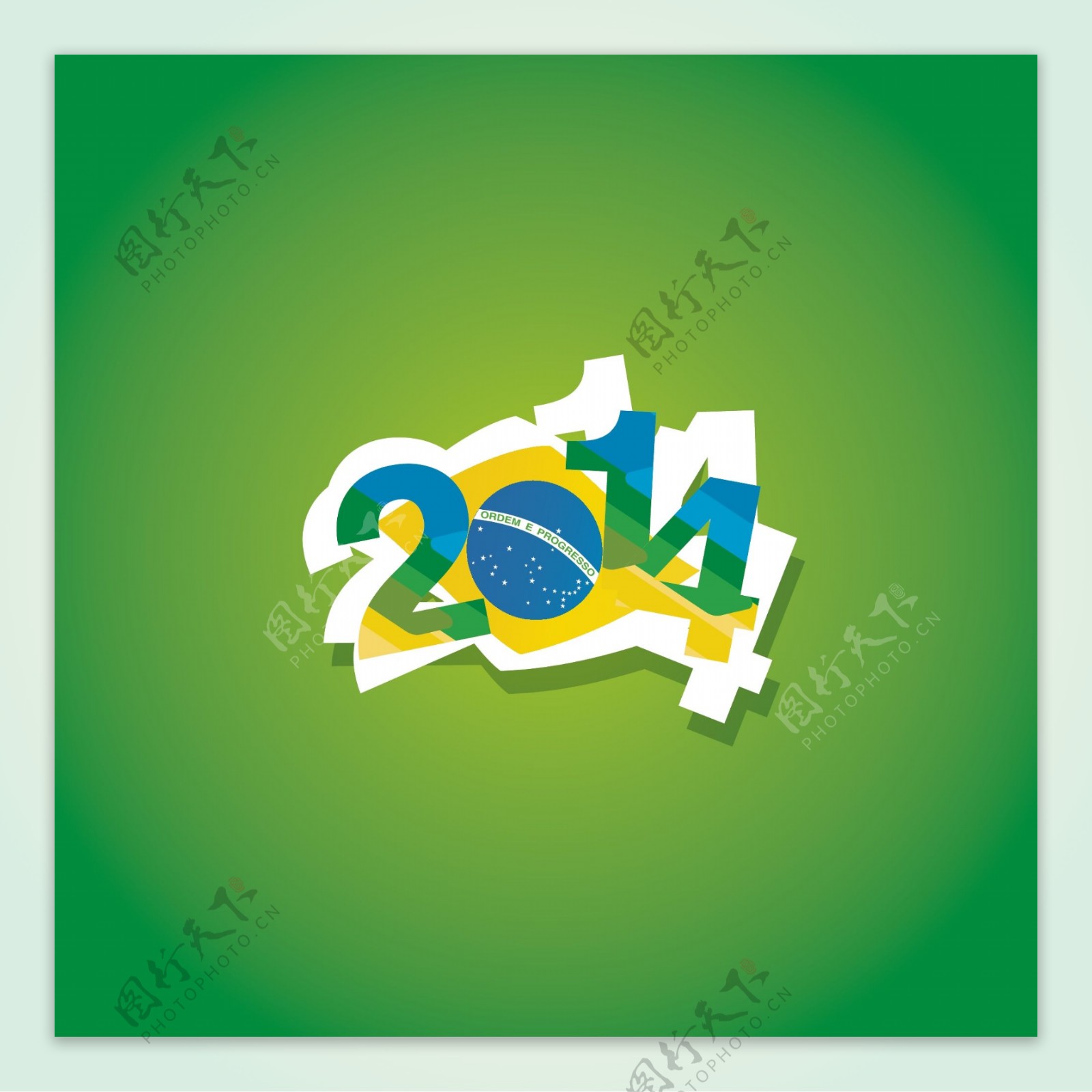 巴西2014矢量