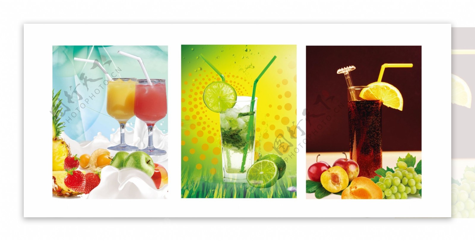 果汁广告图片