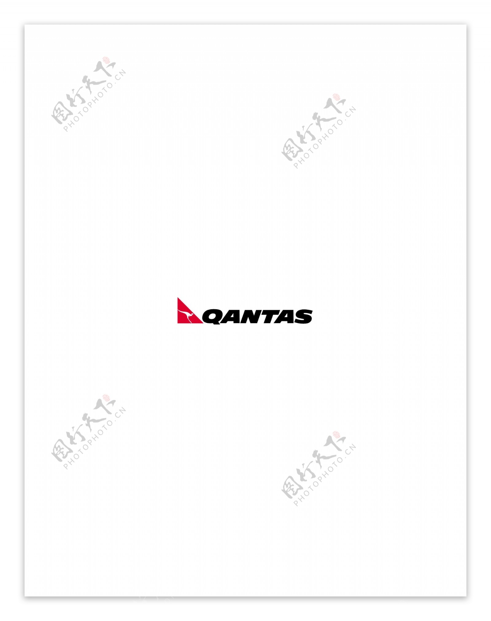 Qantas1logo设计欣赏Qantas1民航业LOGO下载标志设计欣赏