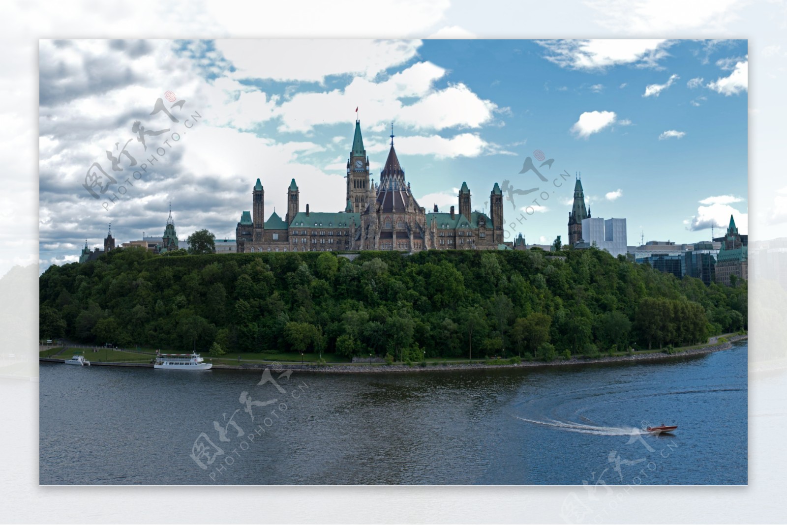 加拿大国会山图片