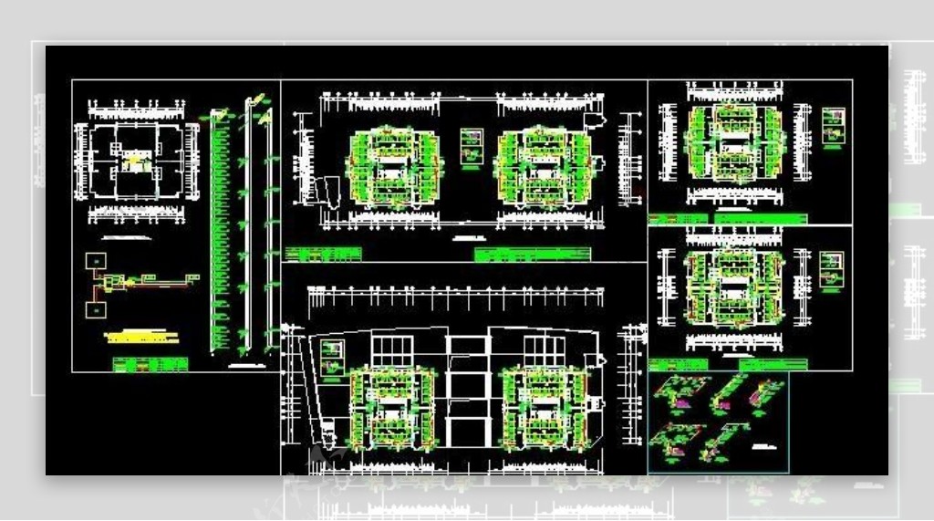 二十四层综合楼中央空调施工设计图