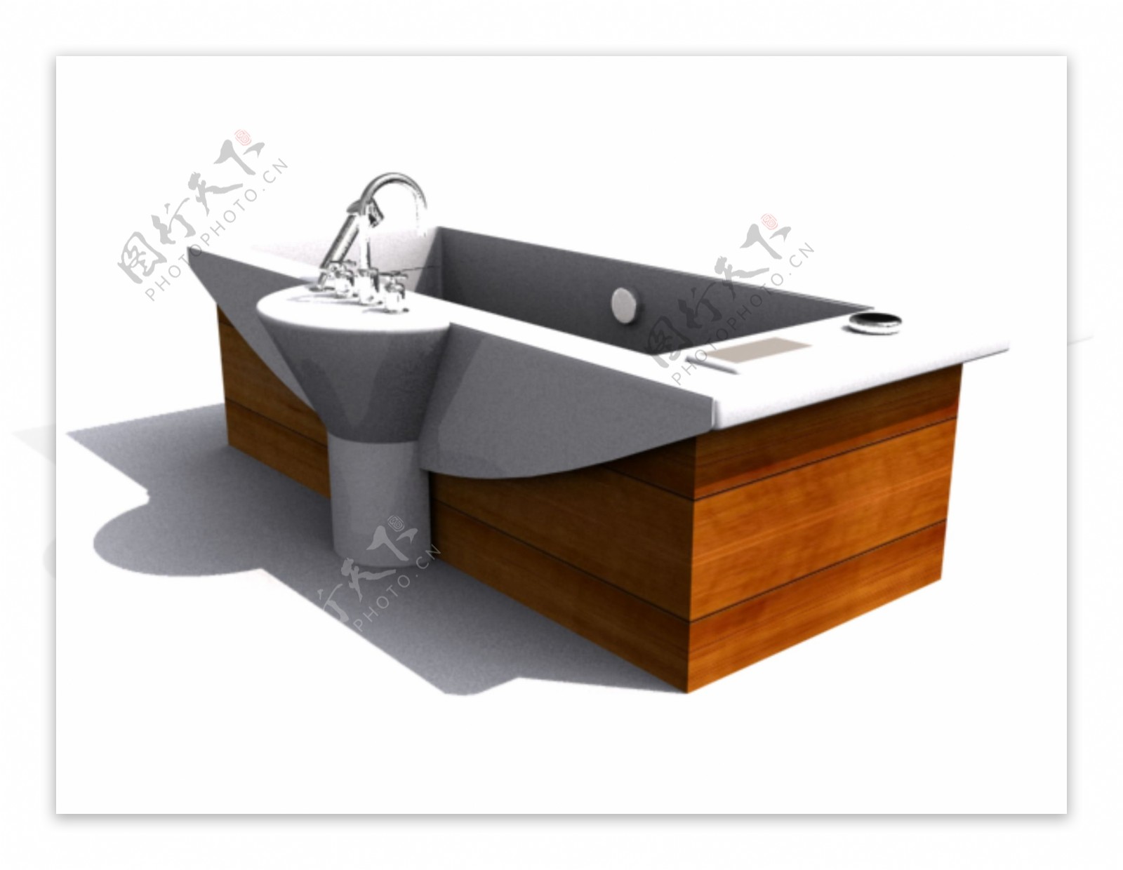 室内家具之洗浴用具0033D模型