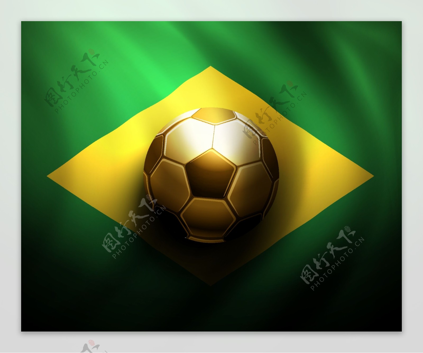 巴西国旗背景矢量