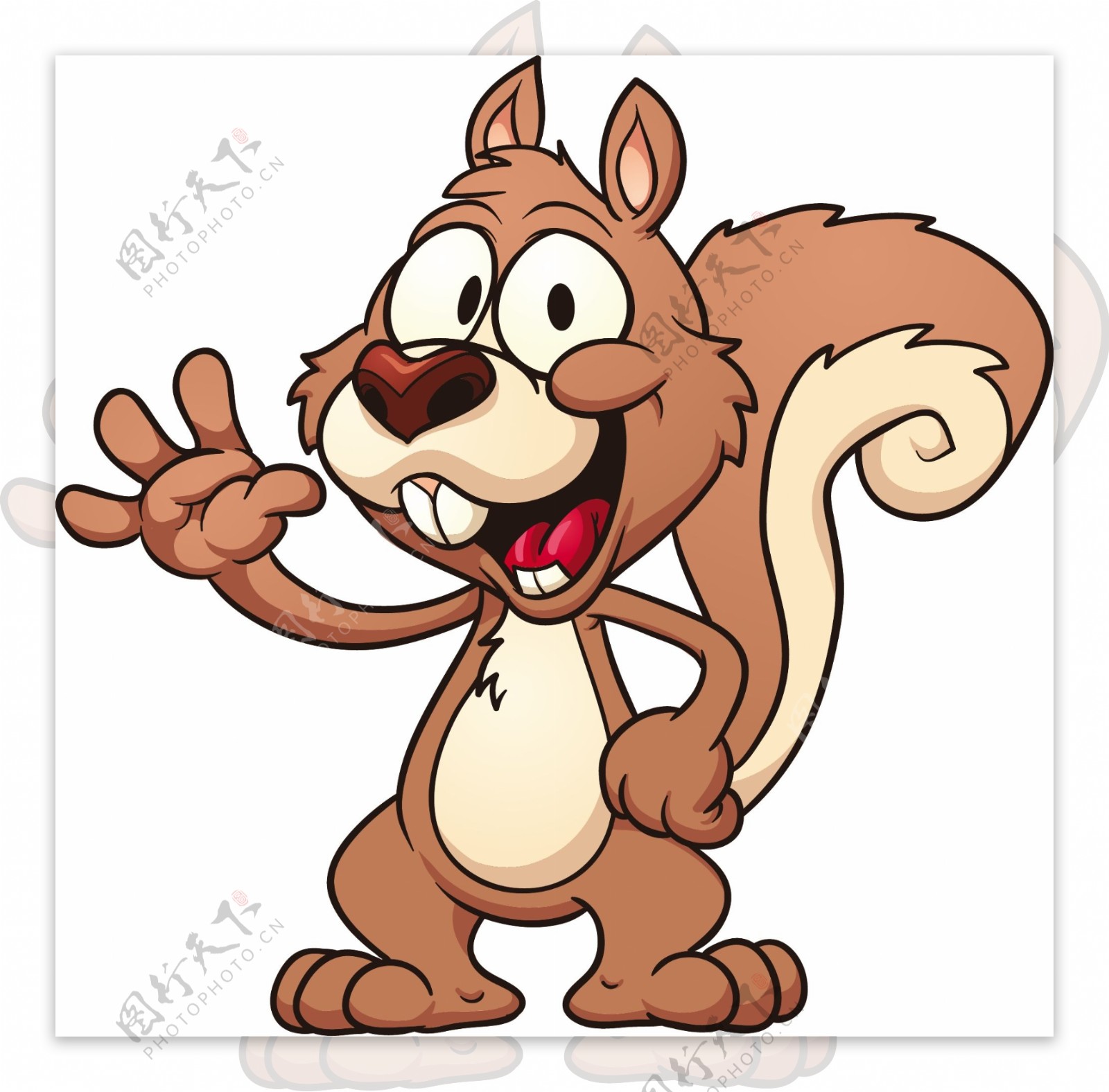 卡通松鼠图片素材-编号04165679-图行天下