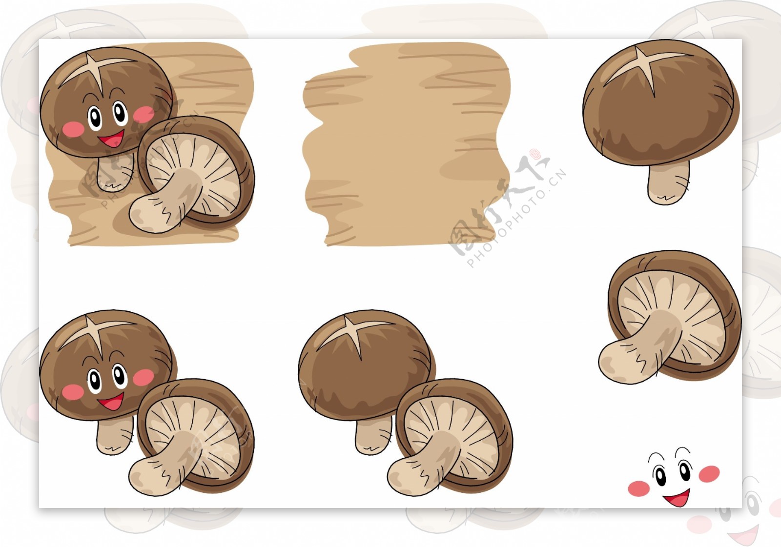 蘑菇表情|平面|吉祥物|冰城紫凝 - 原创作品 - 站酷 (ZCOOL)