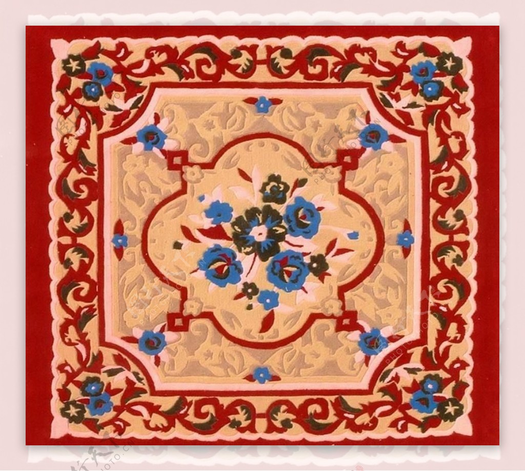 地毯设计 多彩地毯 地毯效果图设计图__室内设计_环境设计_设计图库_昵图网nipic.com