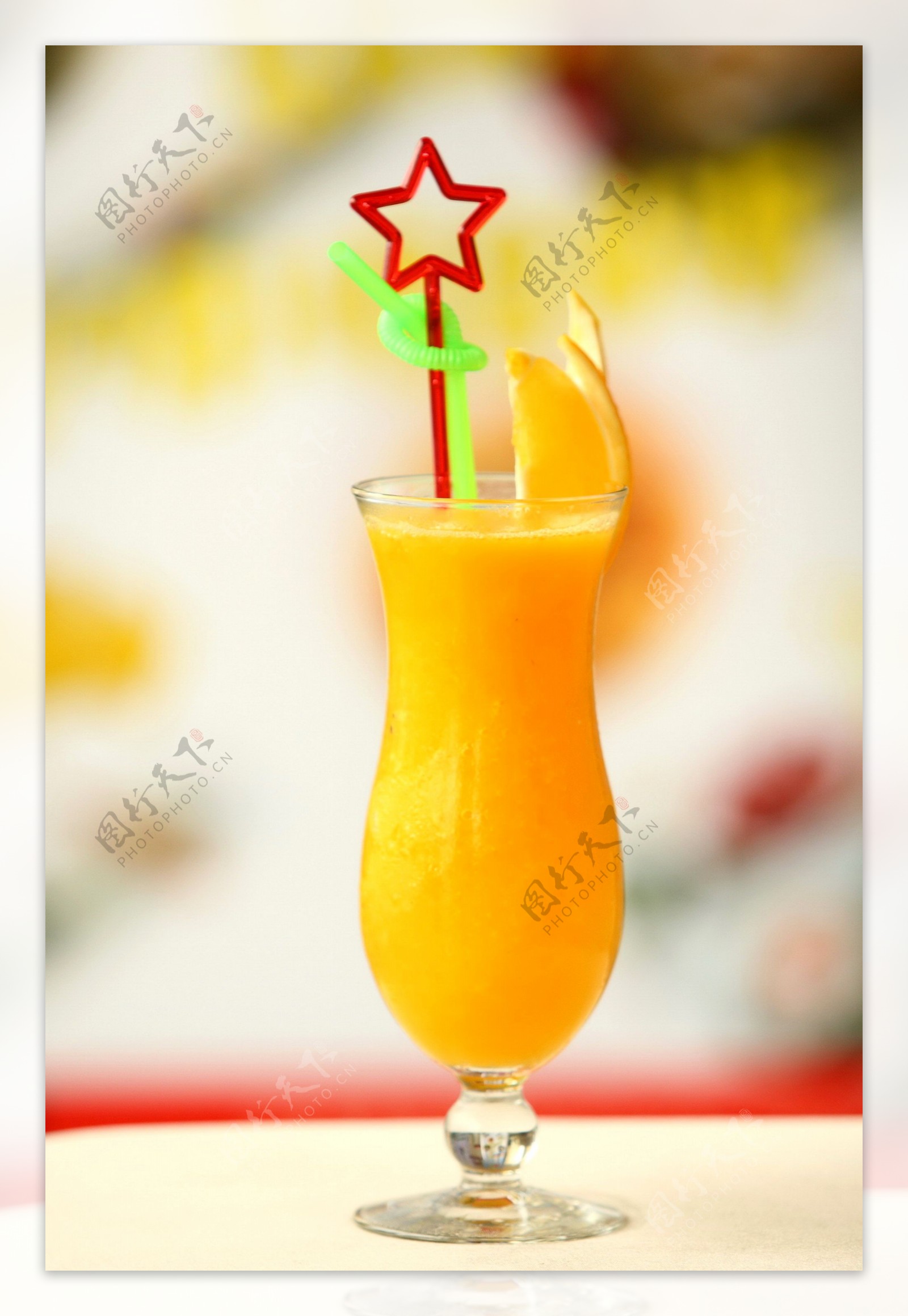 香芒菠萝冻饮图片