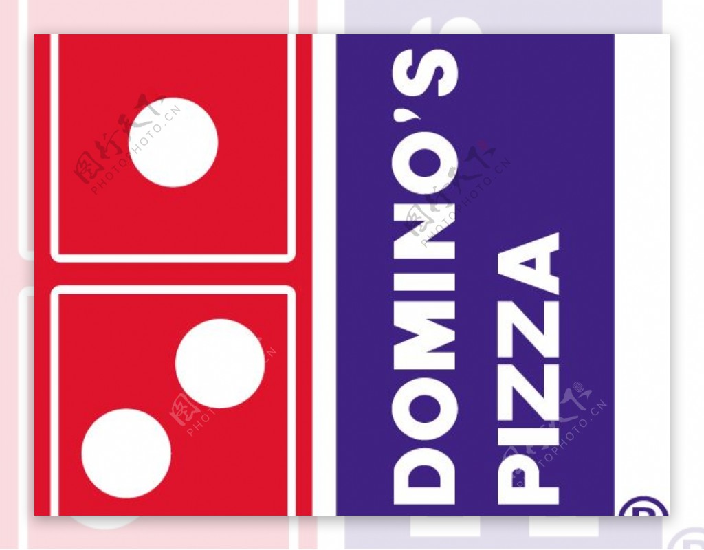 DominosPizzalogo设计欣赏达美乐比萨标志设计欣赏