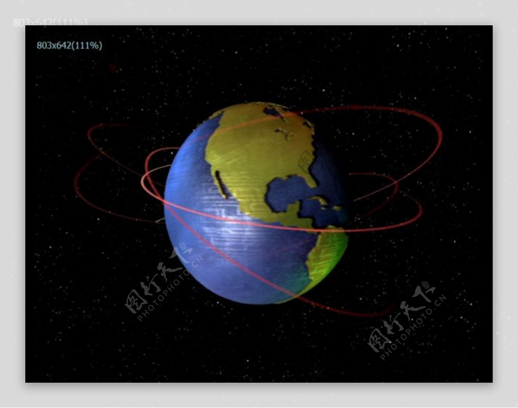 地球模型动态视频素材