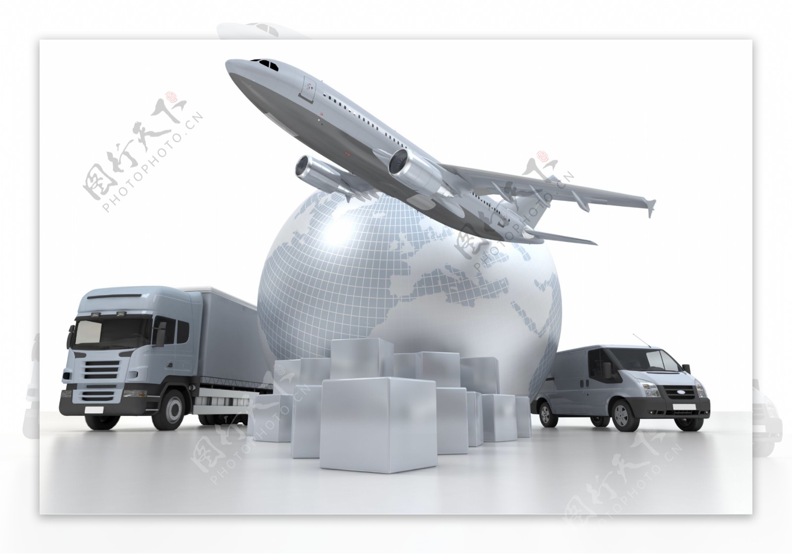 3d全球货运设计图片