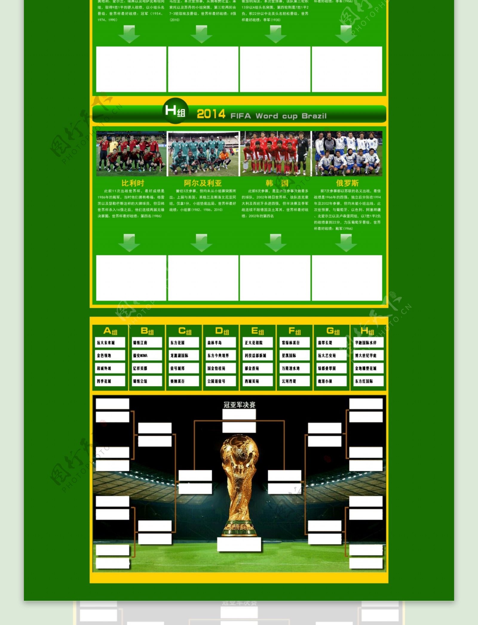 楼市世界杯激战正酣网站网页页面设计