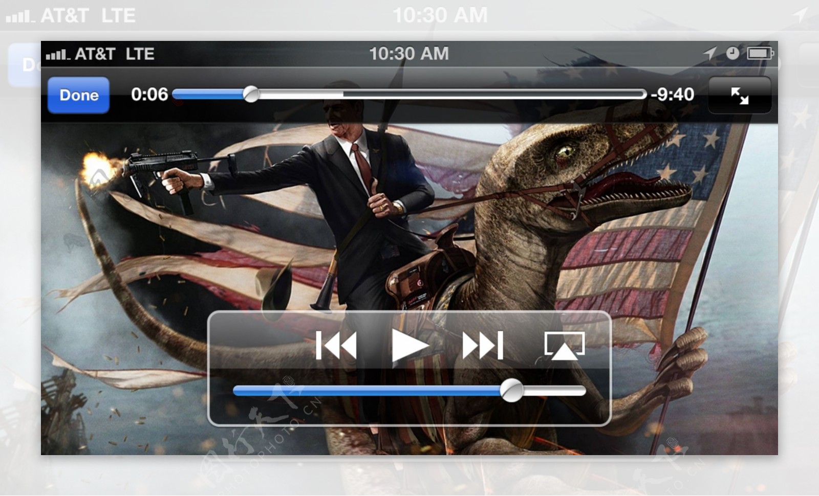 UI元素iOS视频播放器控制组件