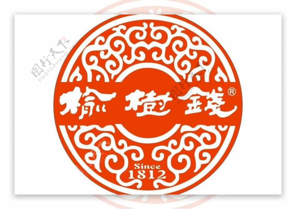 榆树钱圆形logo图片