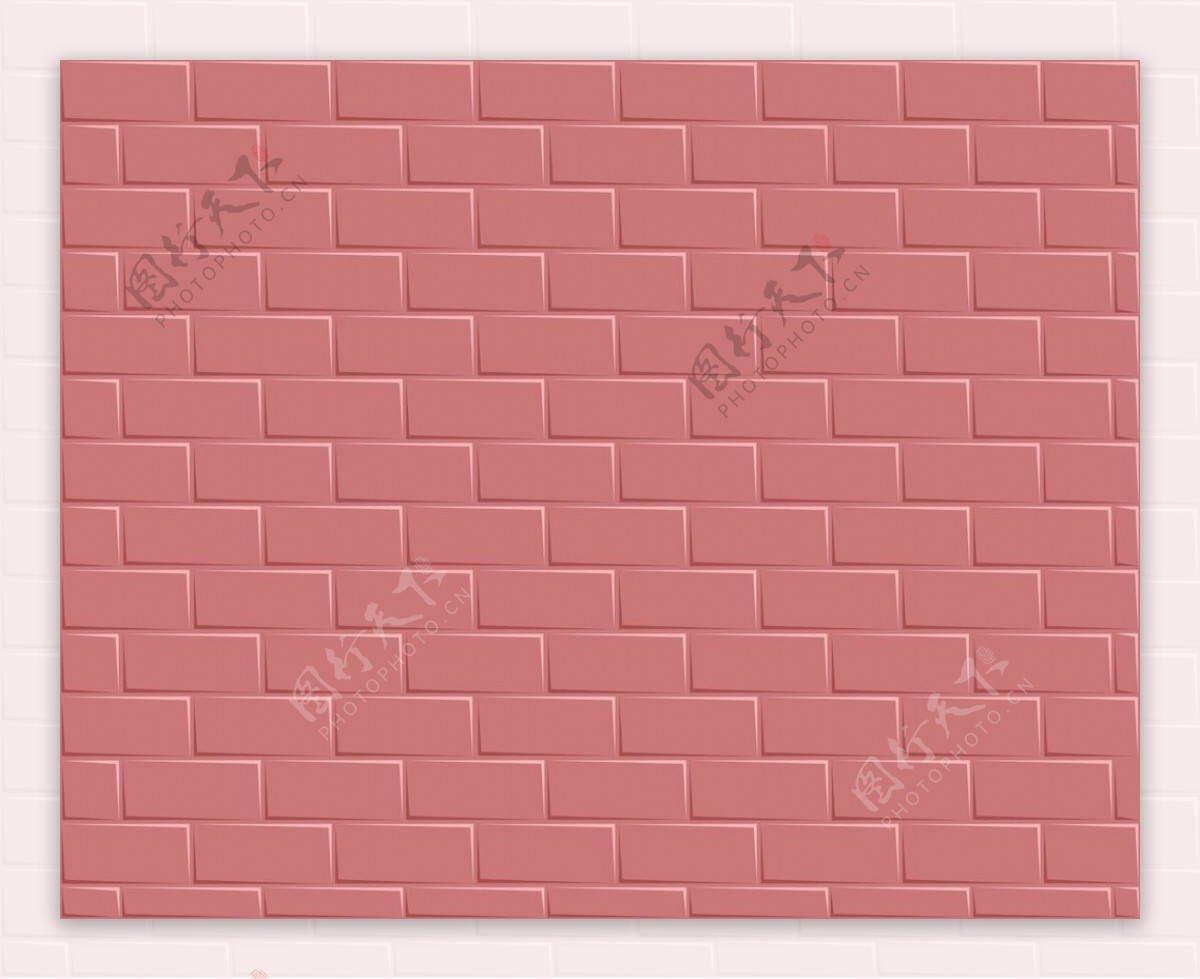 动画背景的红色砖墙