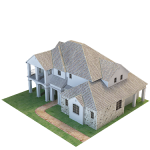 3D住宅楼模型