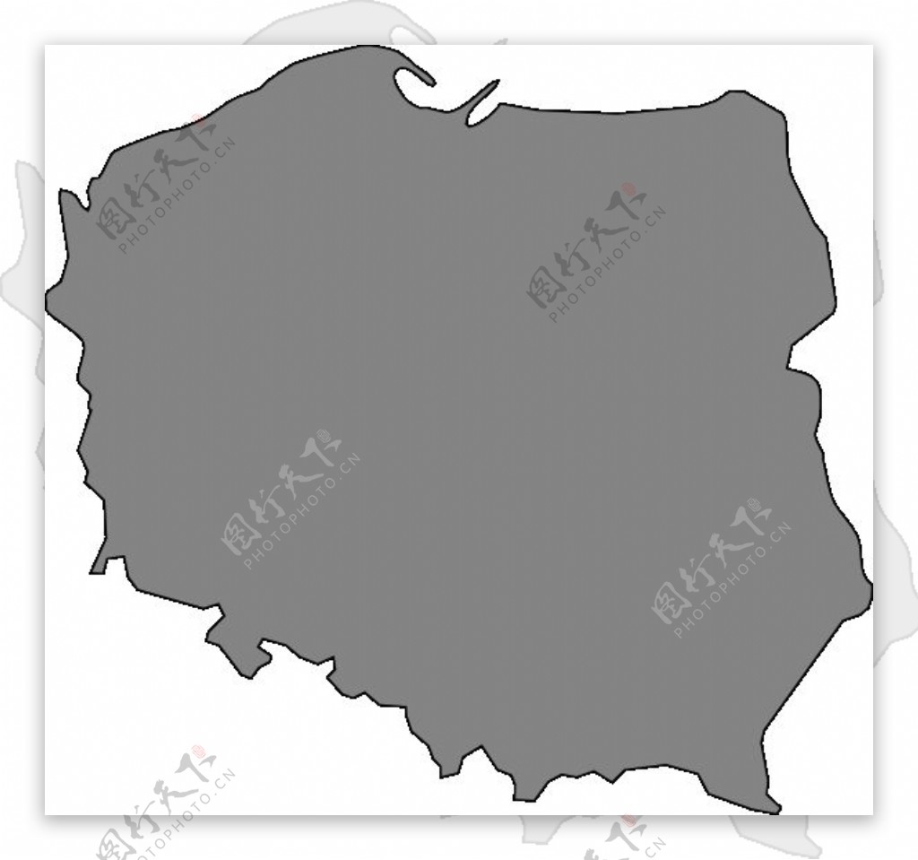 波兰地图剪贴画