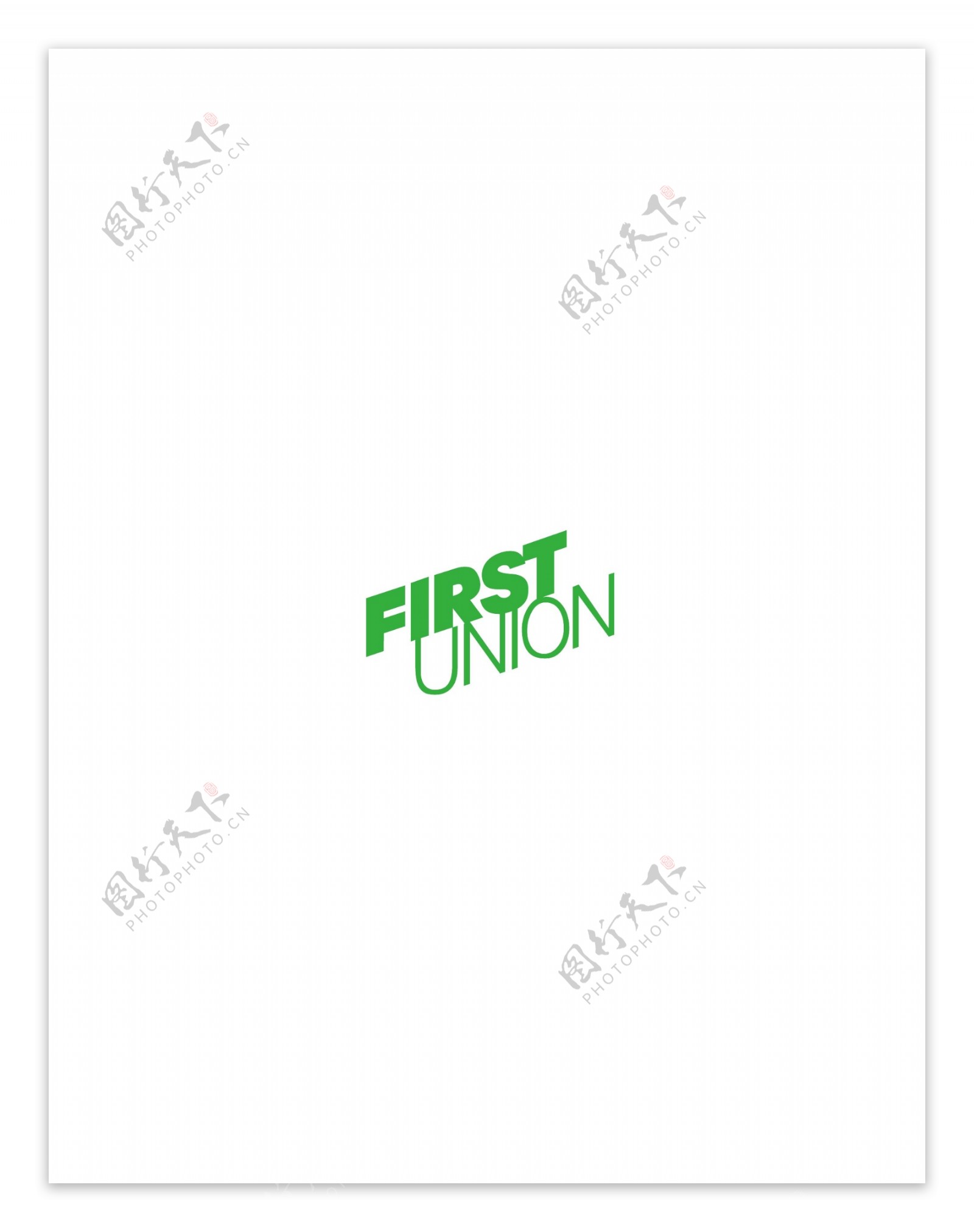 FirstUnionlogo设计欣赏IT企业标志FirstUnion下载标志设计欣赏