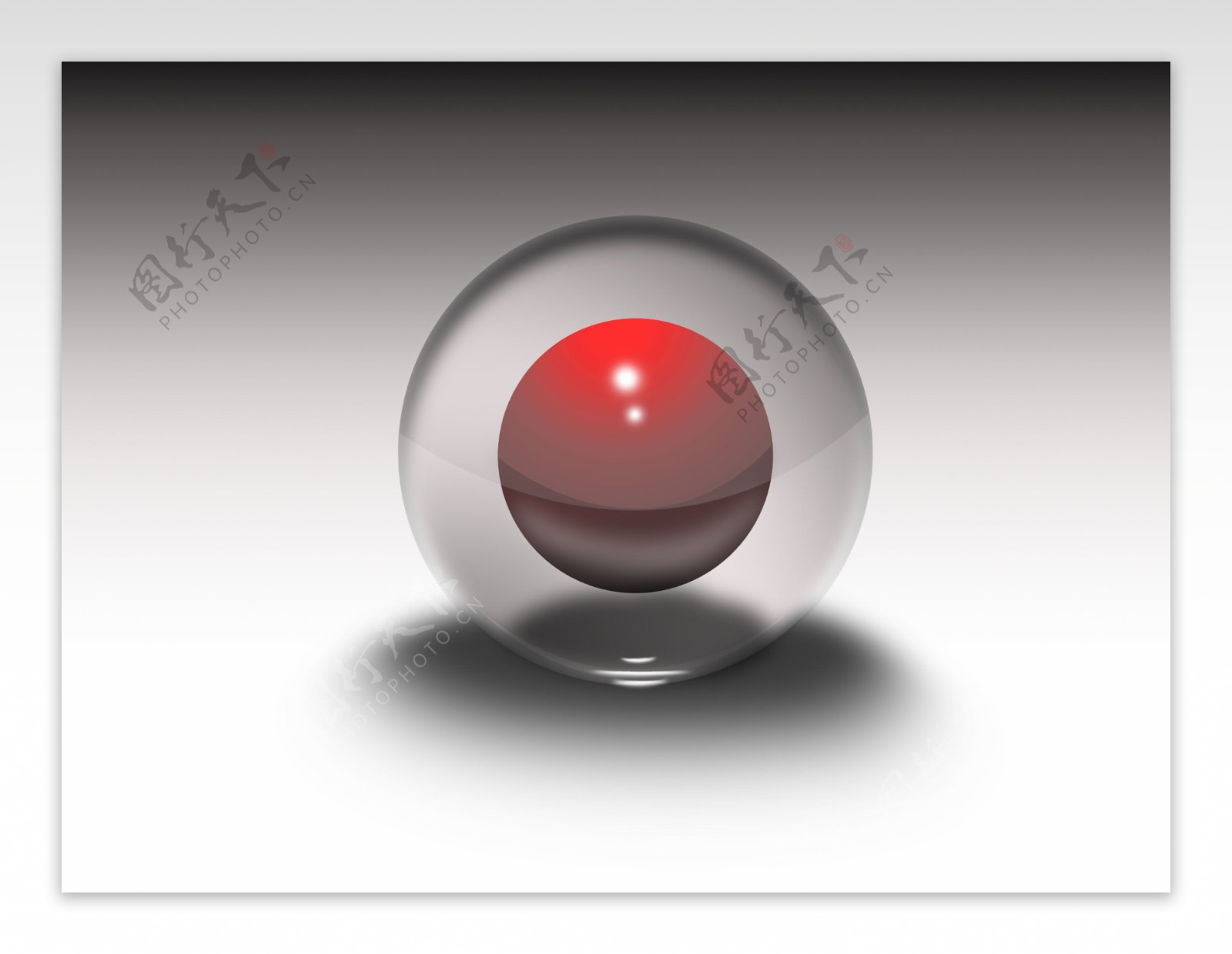 桌面图片水晶球3D球下载