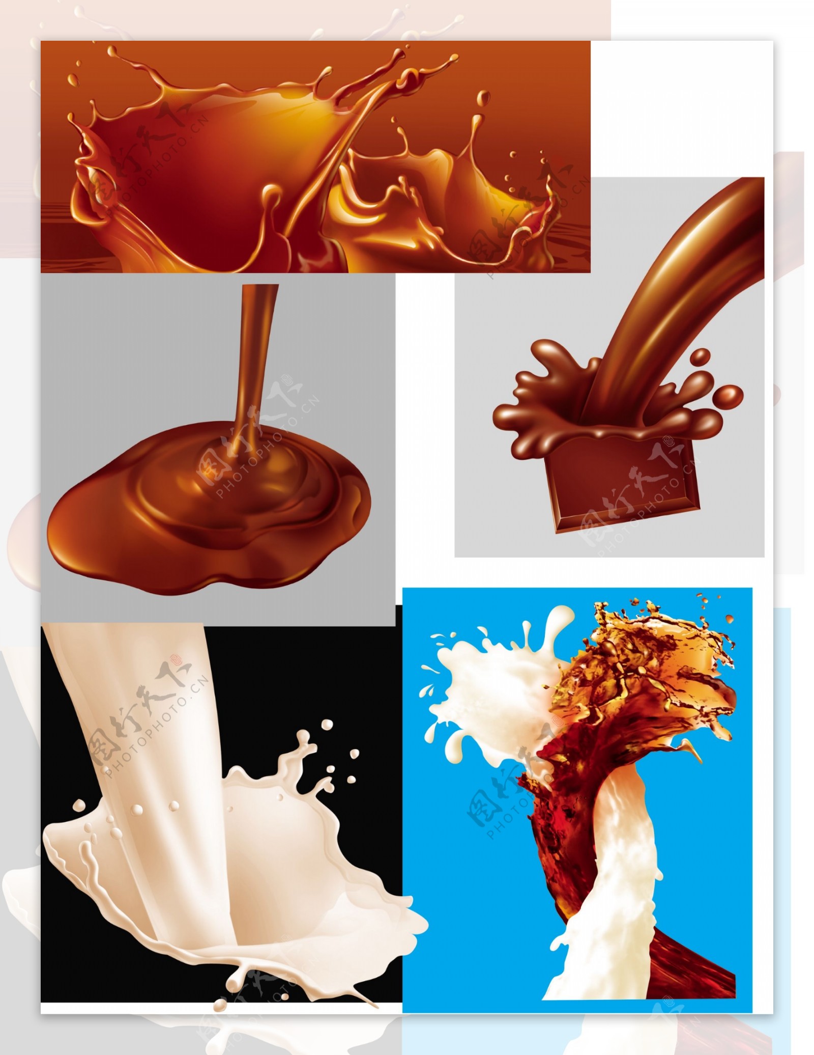 健康饮食图片下载牛奶巧克力饮料设计素材