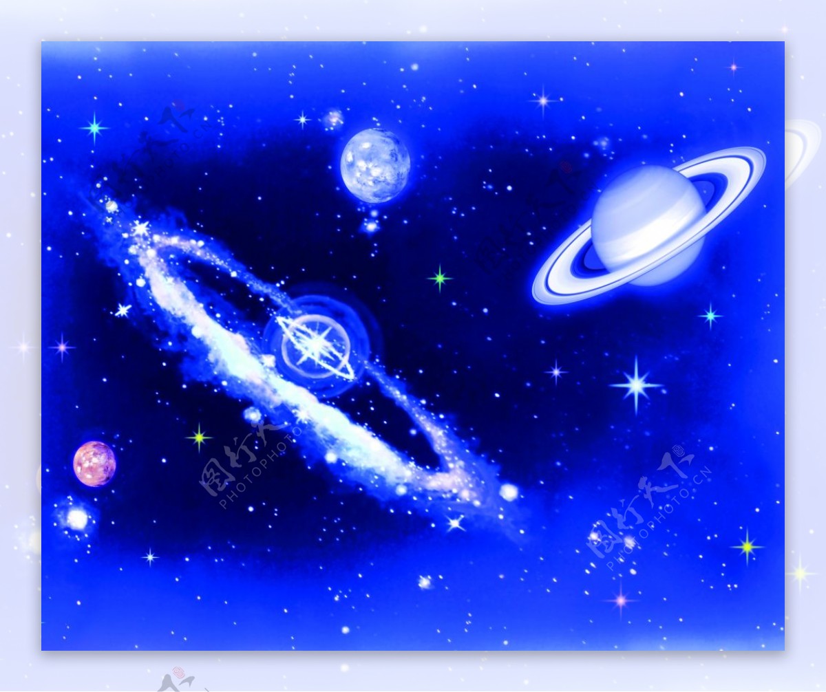 太空星空宇宙地球电视壁画背景图