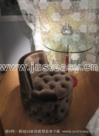棕色沙发布艺沙发柔软的沙发欧式家具