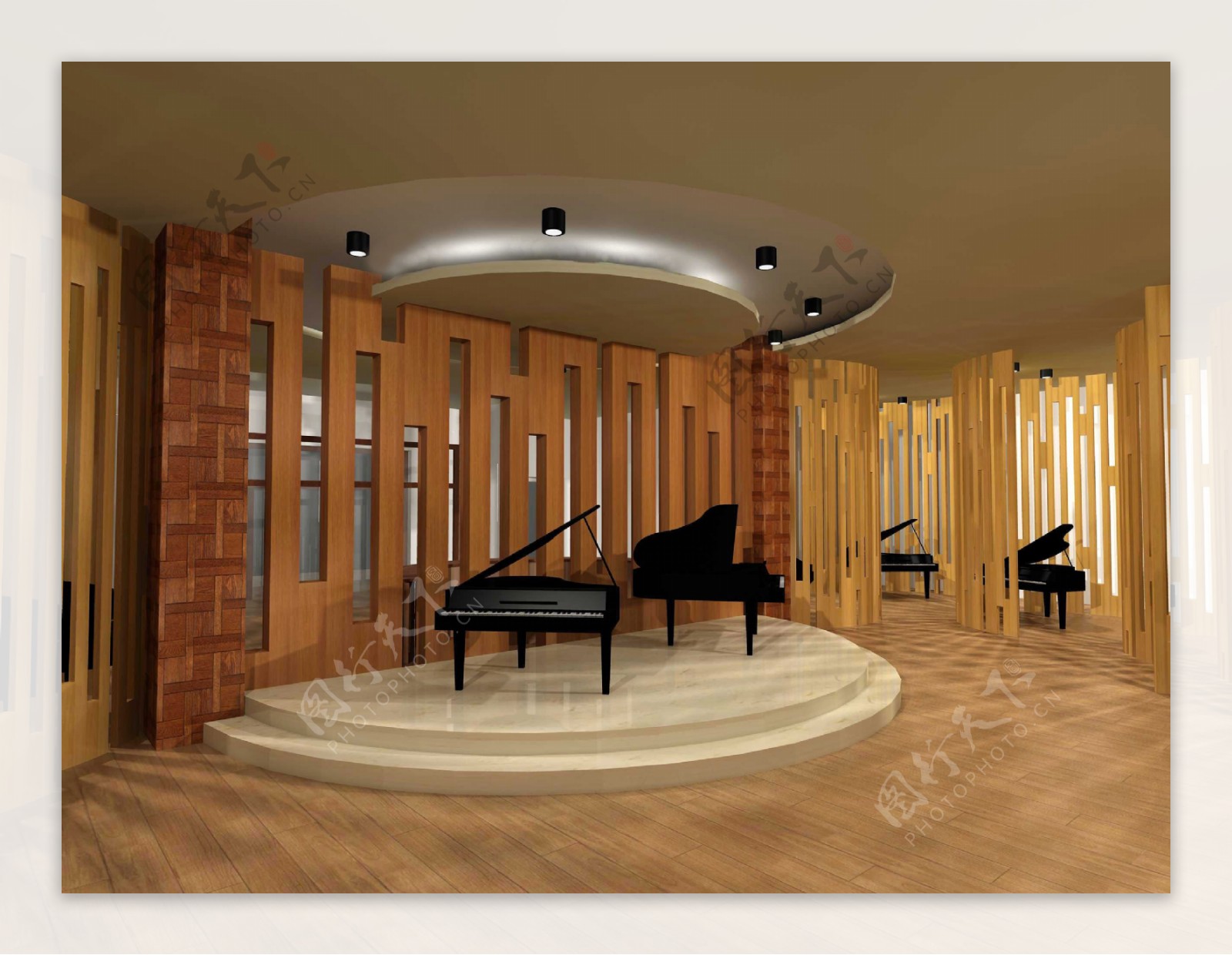 钢琴展厅图片