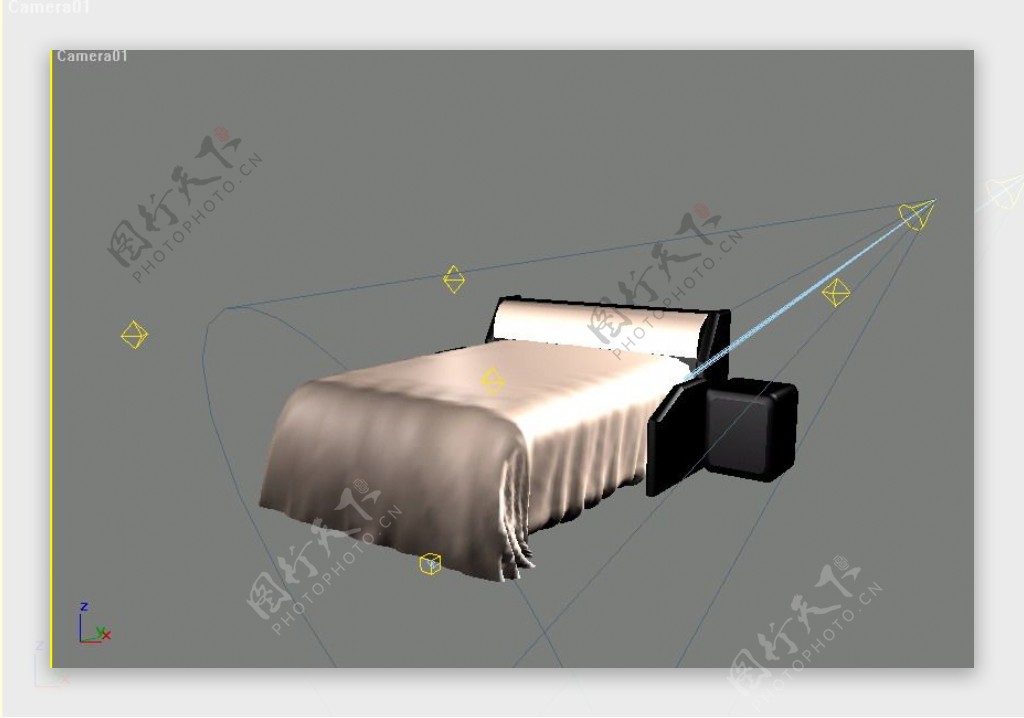 常见的床3d模型家具图片素材55