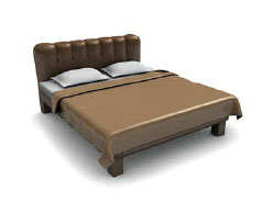 国外床3d模型家具模型41