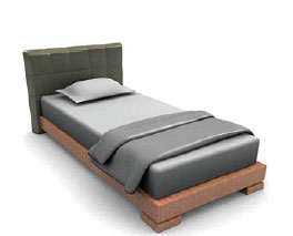 国外床3d模型家具效果图68