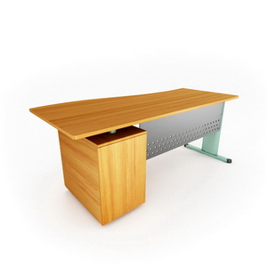 办公家具办公桌3d模型办公桌138