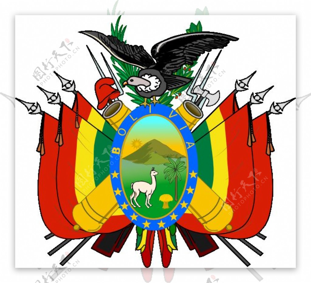 玻利维亚国徽的剪贴画