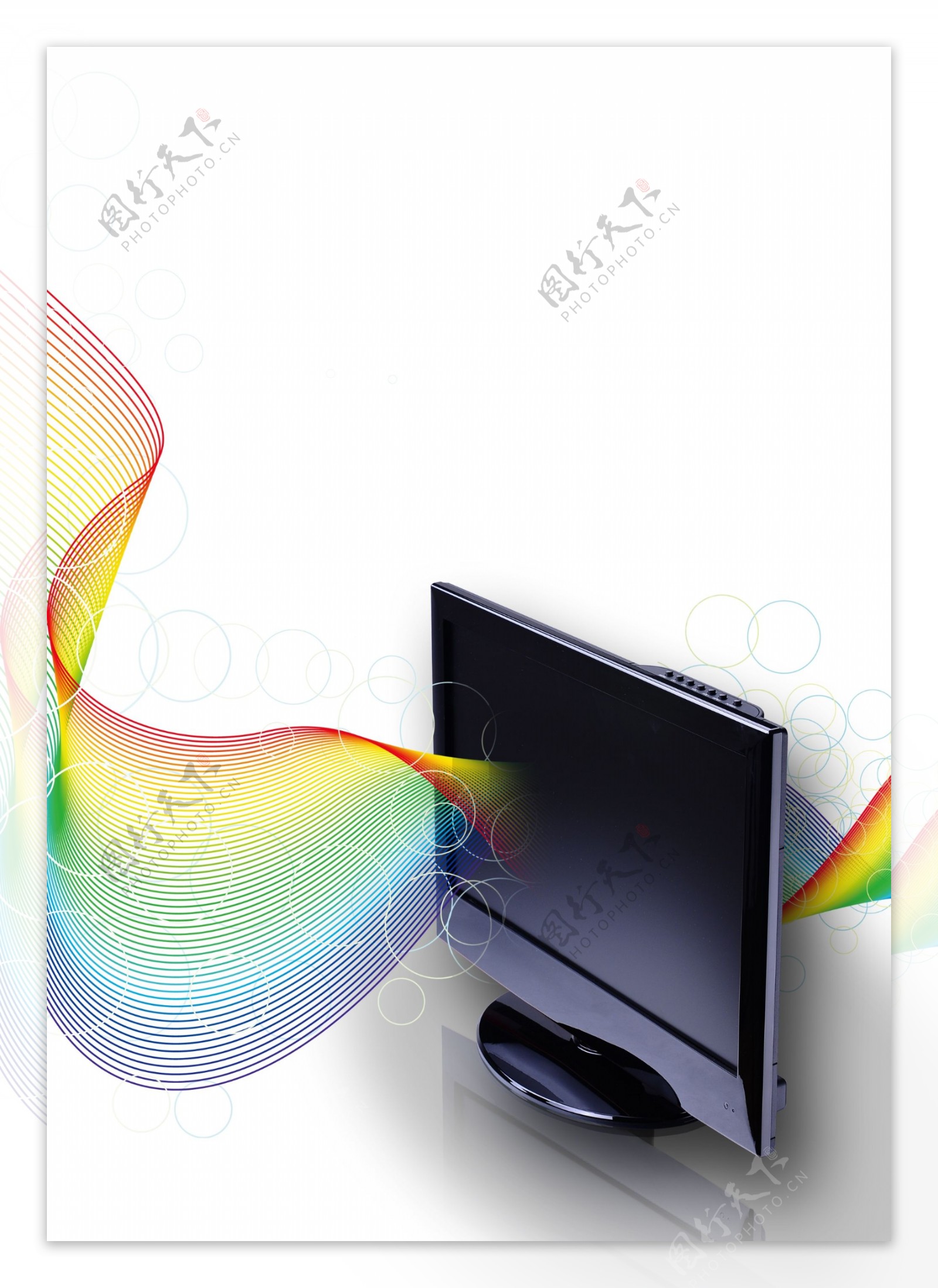 液晶电视封面设计图片