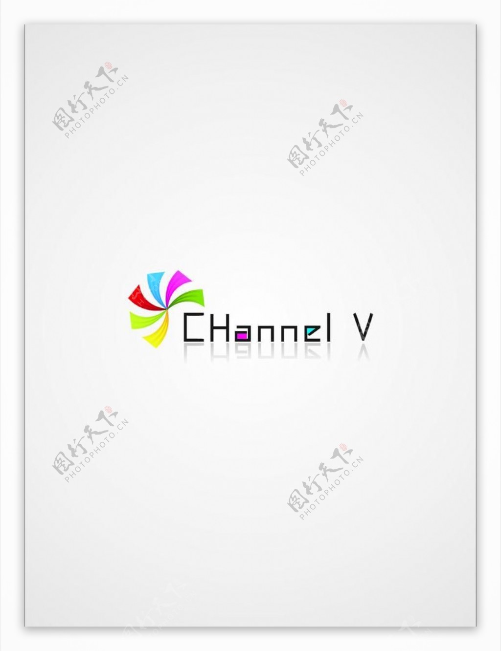 channelv标志设计logo图片