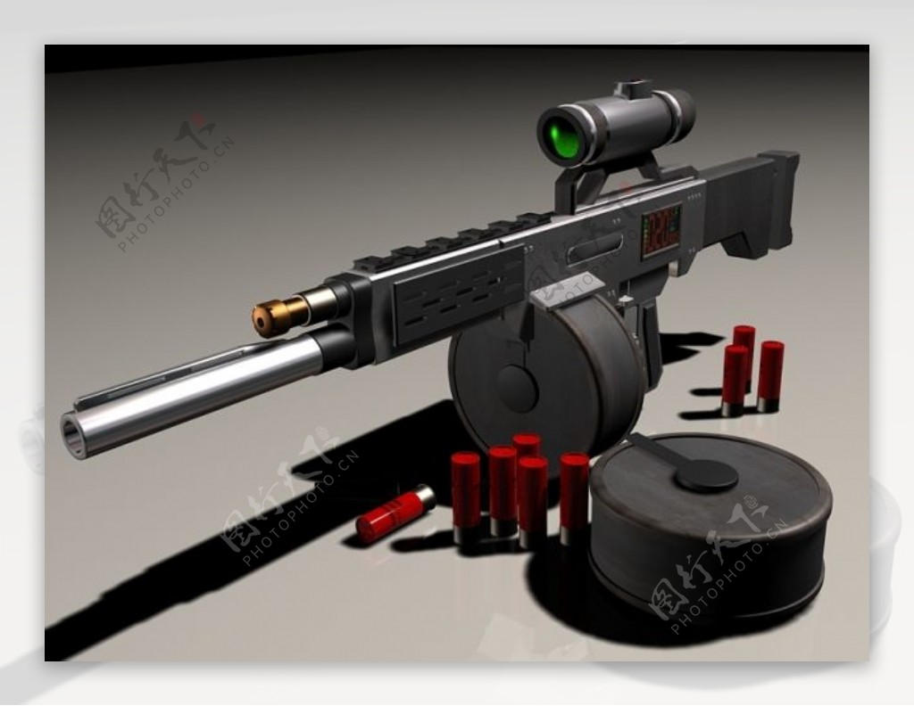cs步枪3D模型