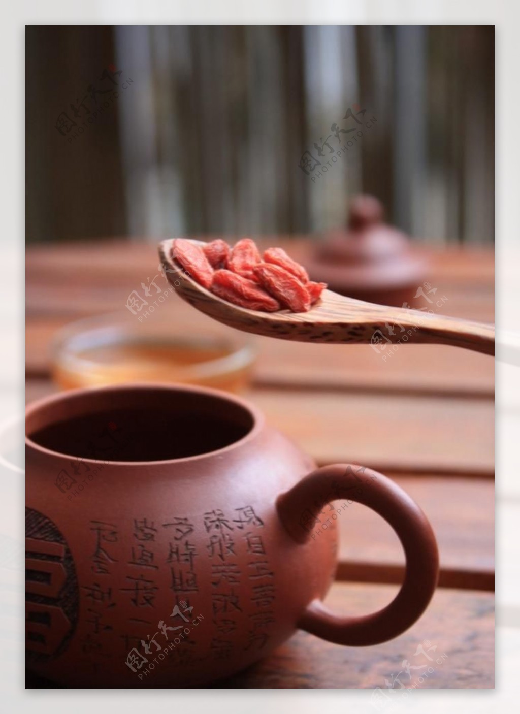 茶壶枸杞图片