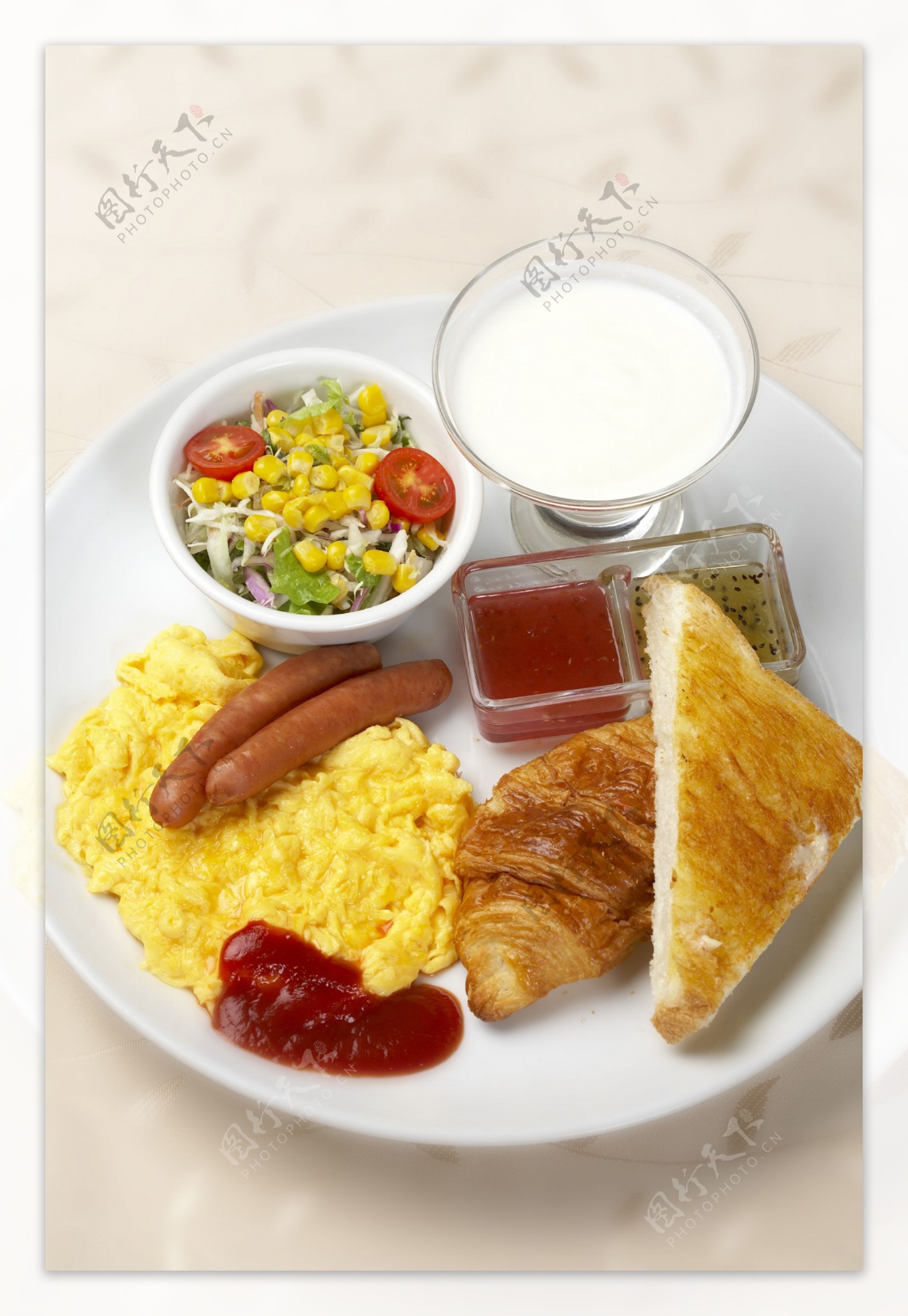 美式早餐图片