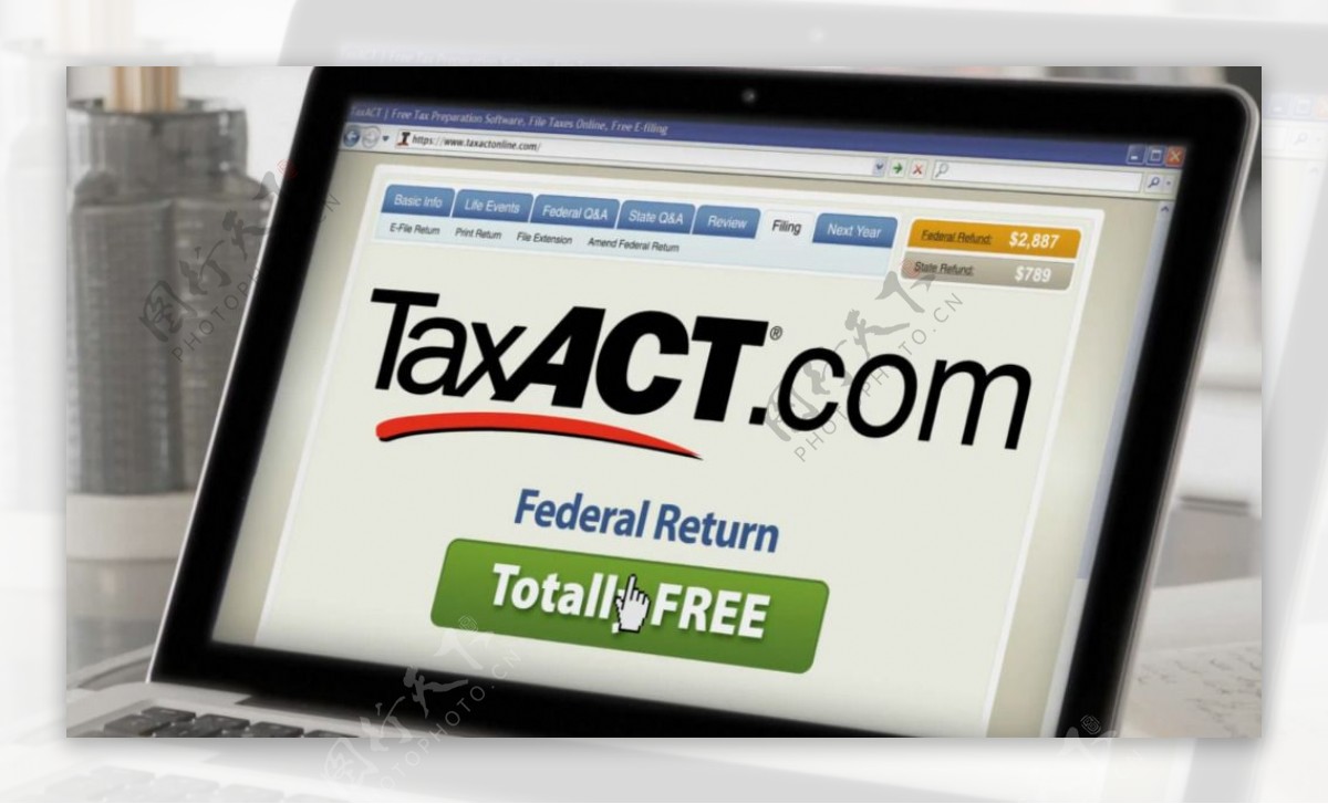 在线报税服务视频素材