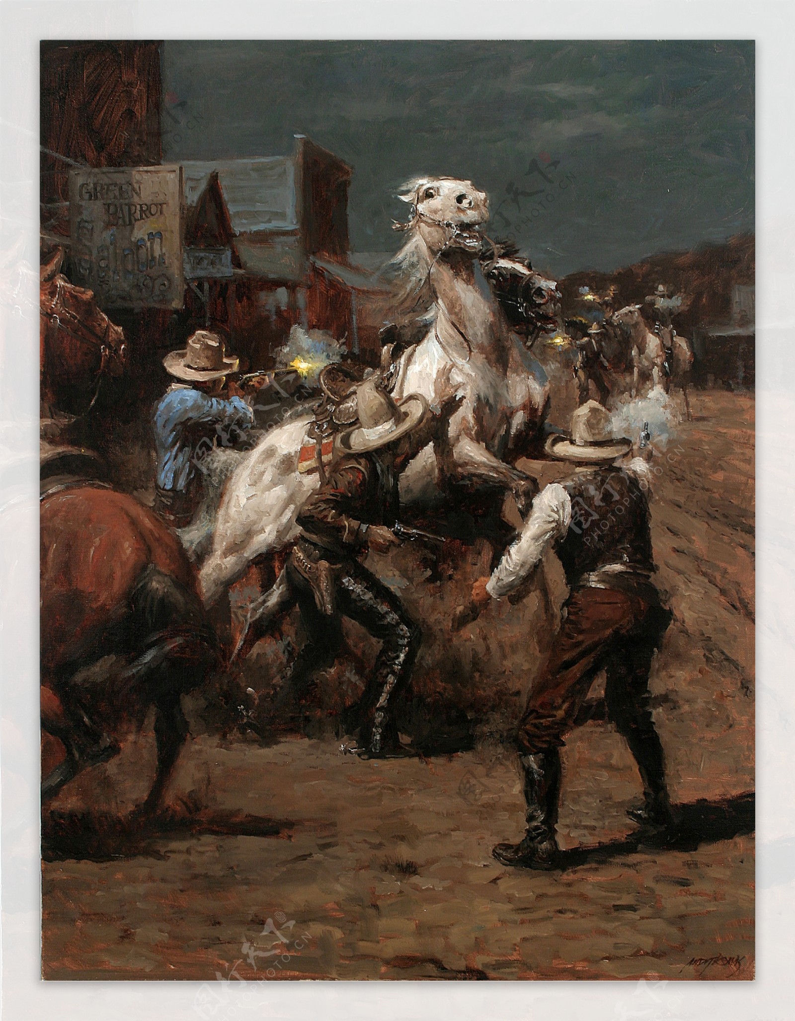 Western328高清西方现代人物油画国外油画人物油画作品