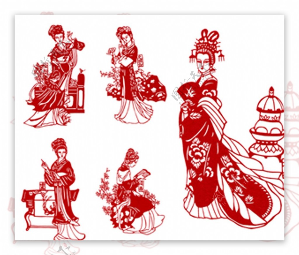 中国传统剪纸图片