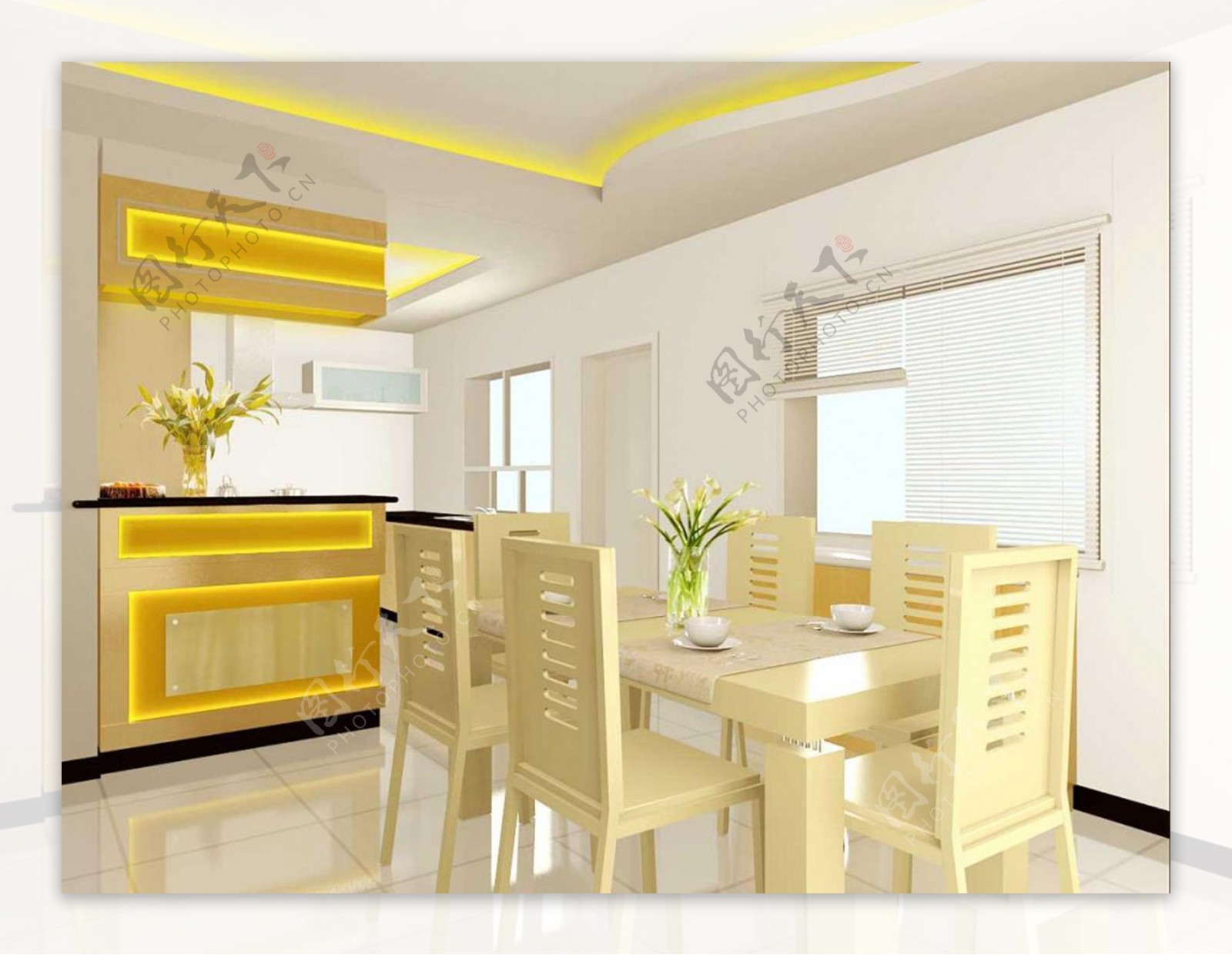 黄色餐厅