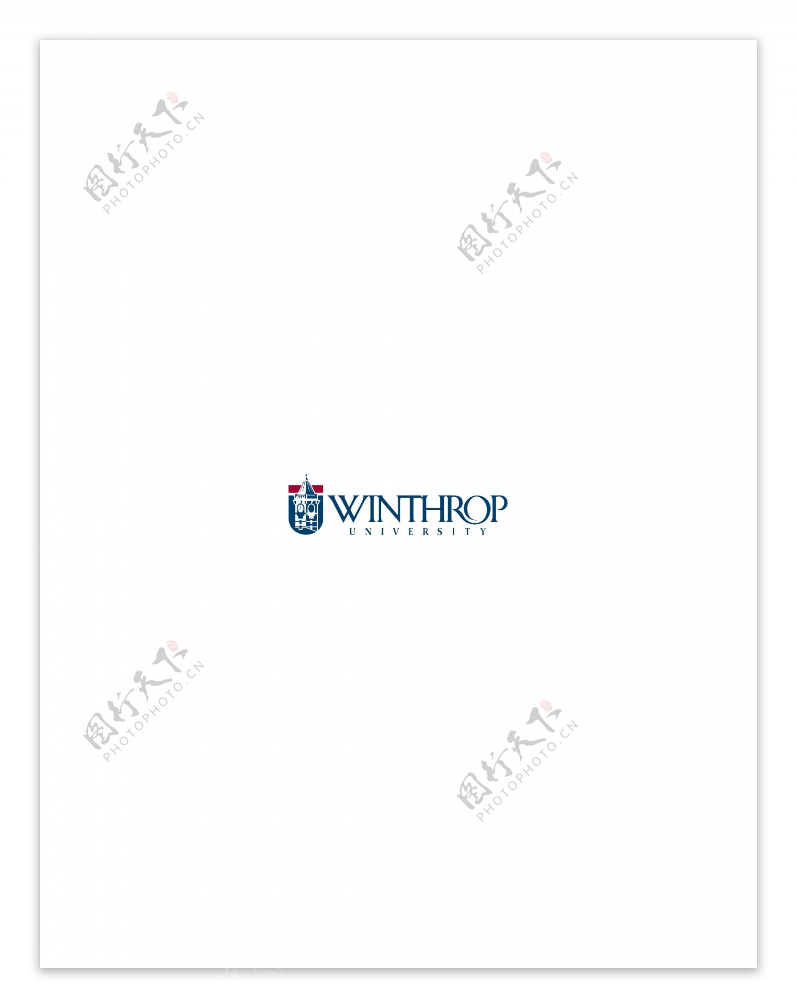 WinthropUniversity1logo设计欣赏WinthropUniversity1知名学校LOGO下载标志设计欣赏