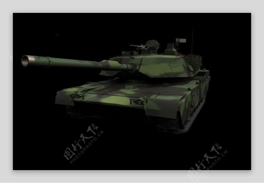 m1a2坦克3d模型图片