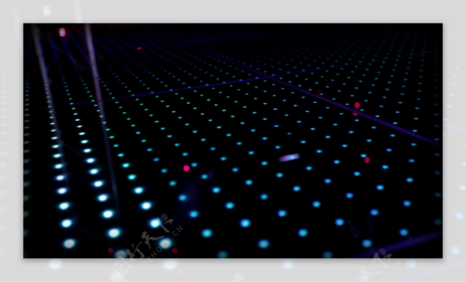 LED地板图案运动背景视频免费下载