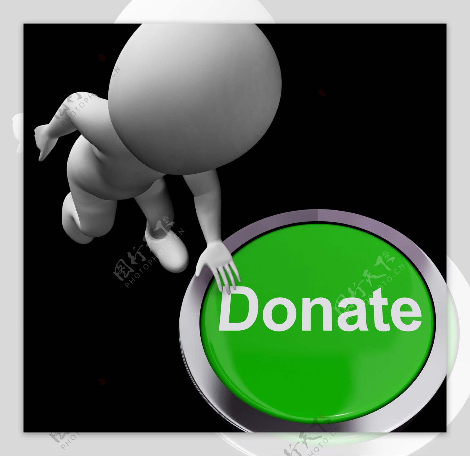 捐赠按钮显示慈善捐赠和募捐
