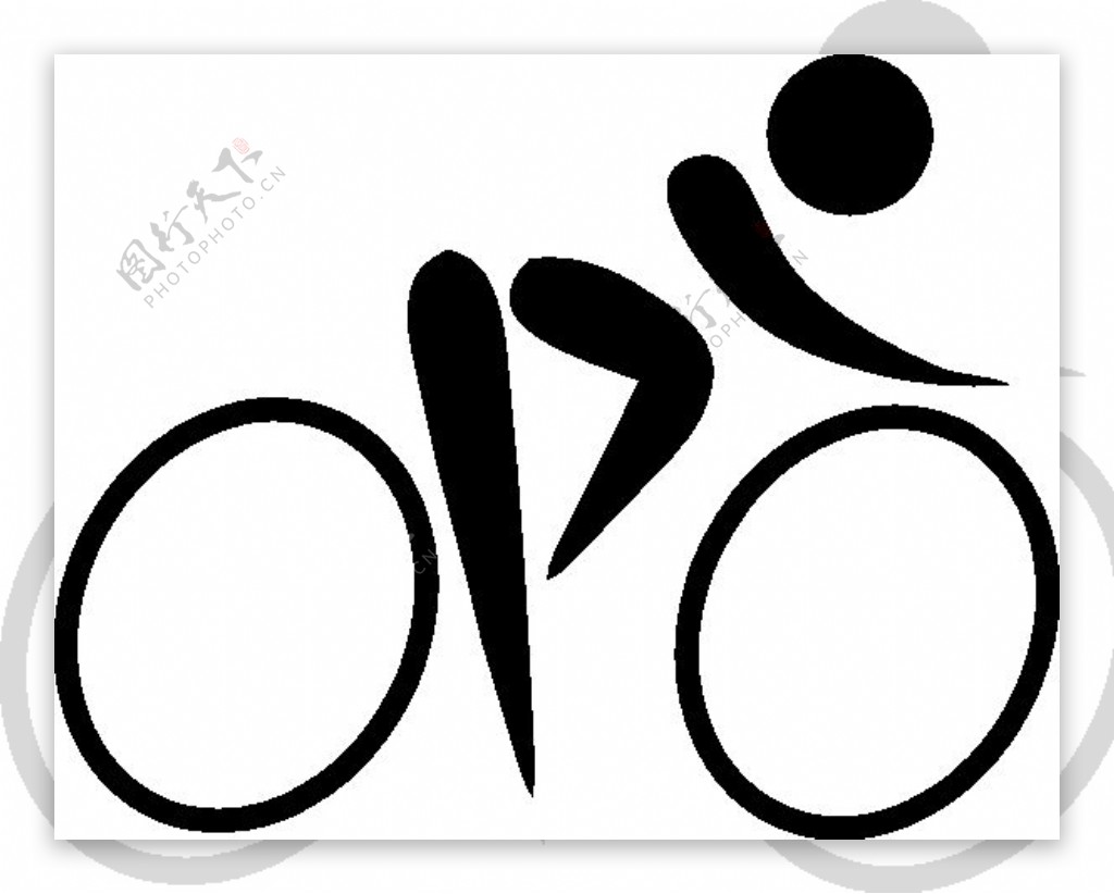 奥运会公路自行车象形艺术剪辑