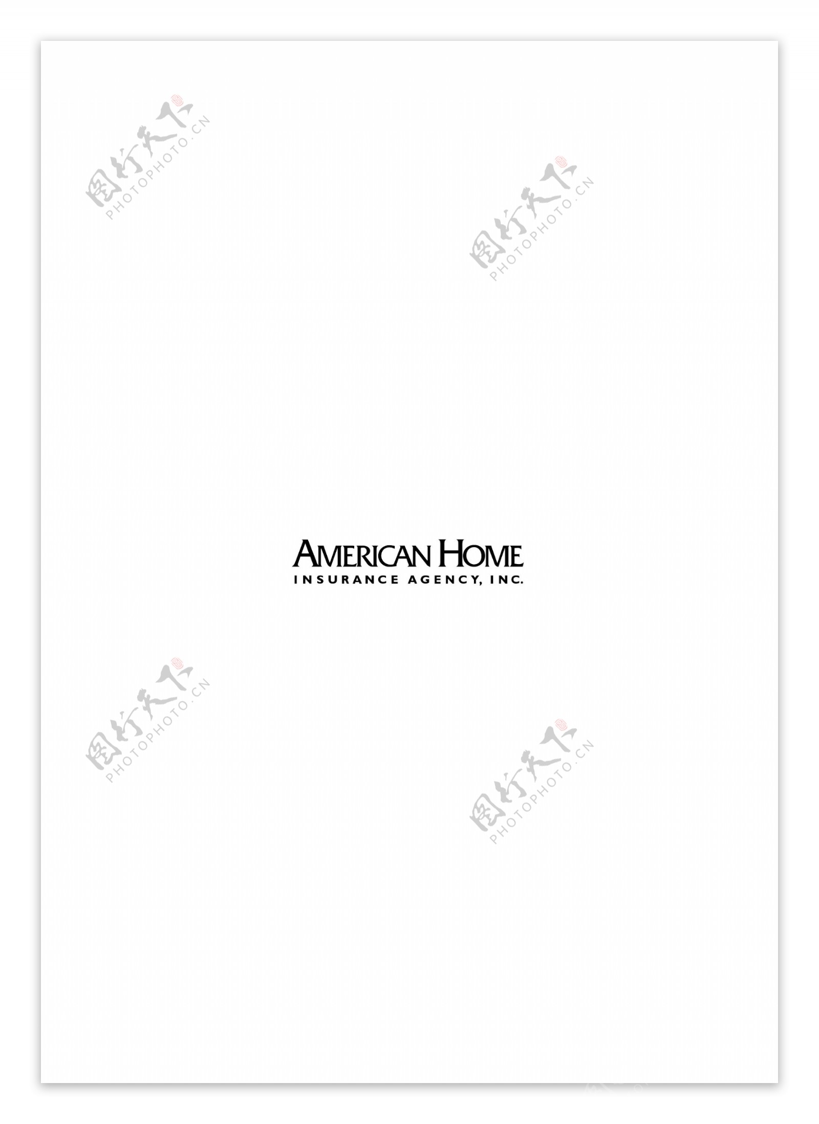 AmericanHomelogo设计欣赏AmericanHome保险公司标志下载标志设计欣赏