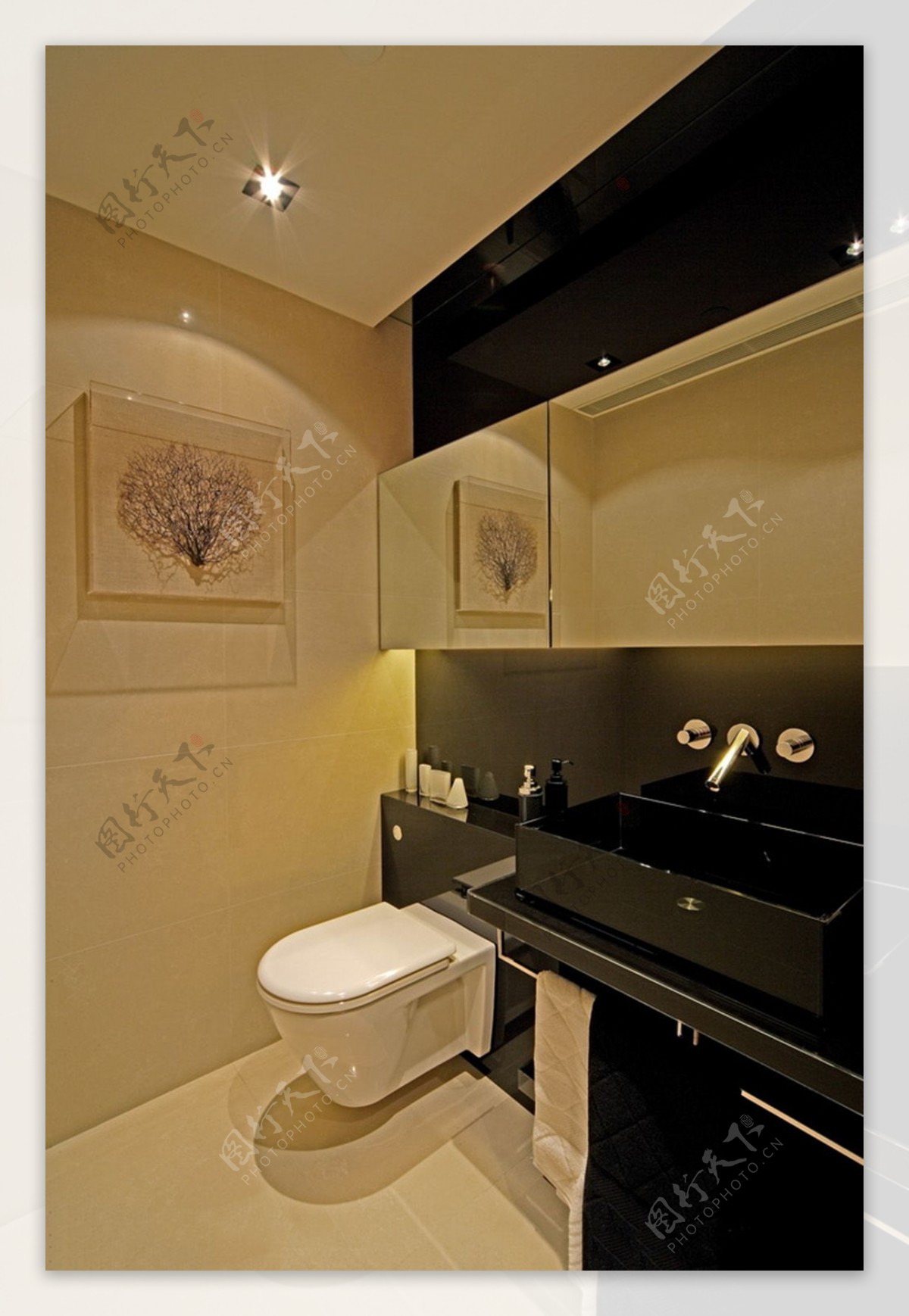 设计分享：30款黑白灰浴室设计方案，总有你喜欢的一款_灰色