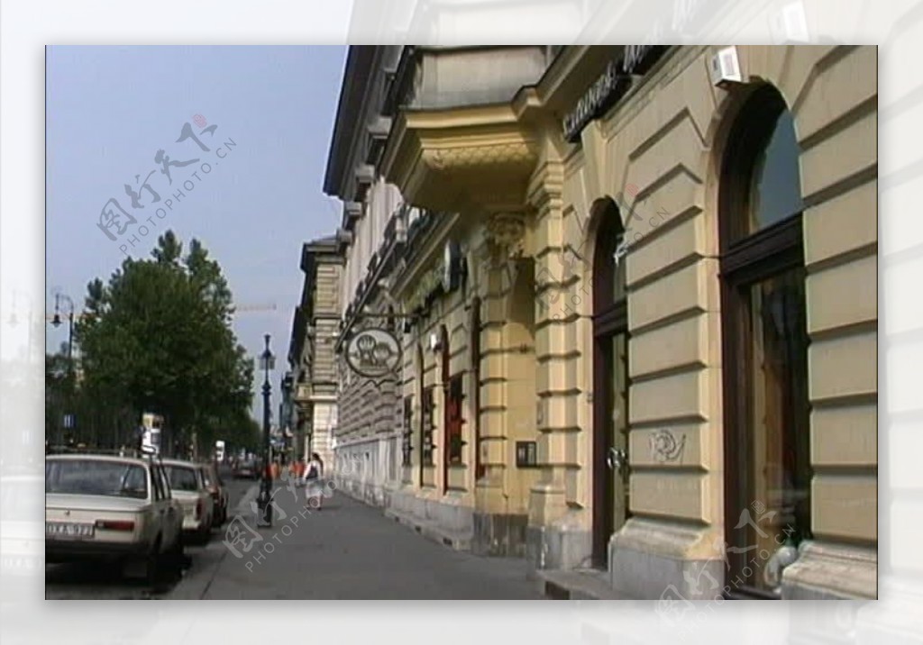 街道布达佩斯中部欧洲股票的录像视频免费下载