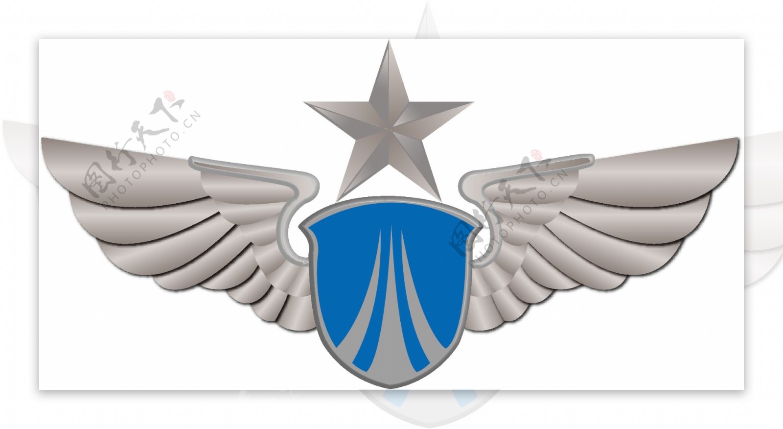 空军标志矢量素材
