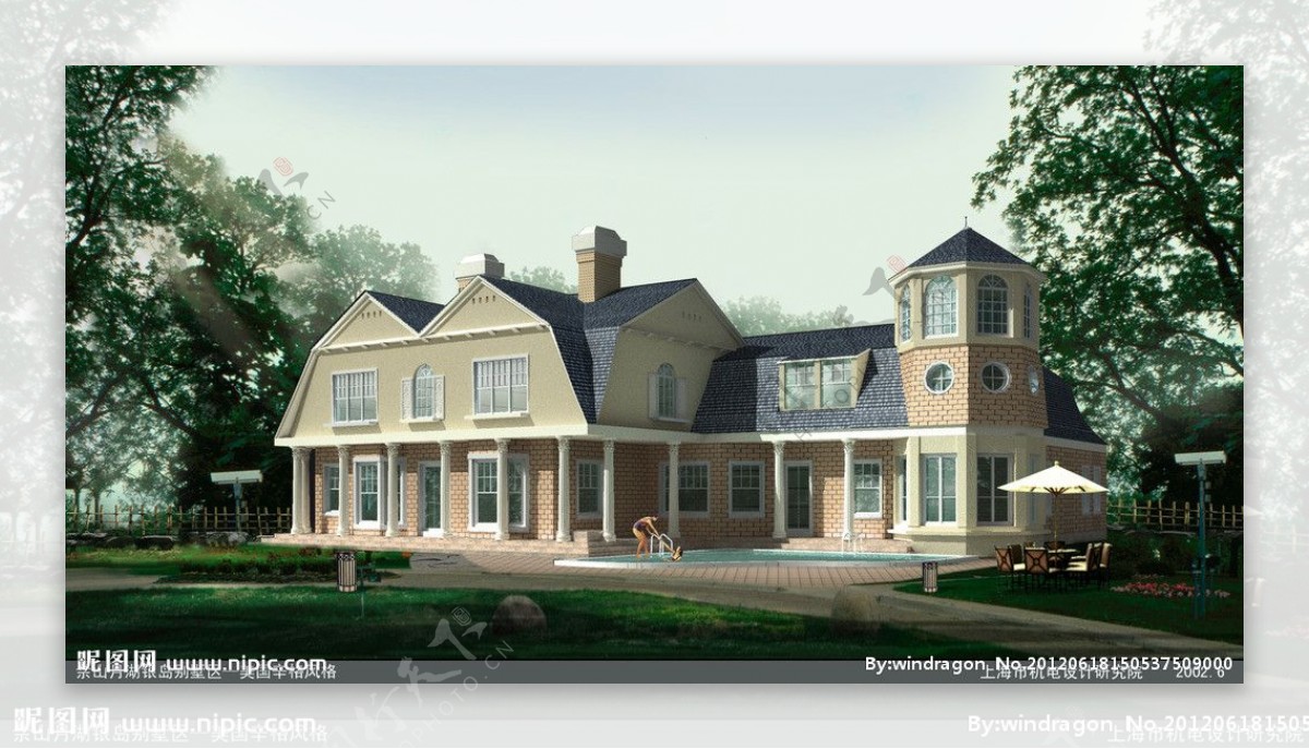 美国辛格风格别墅图片